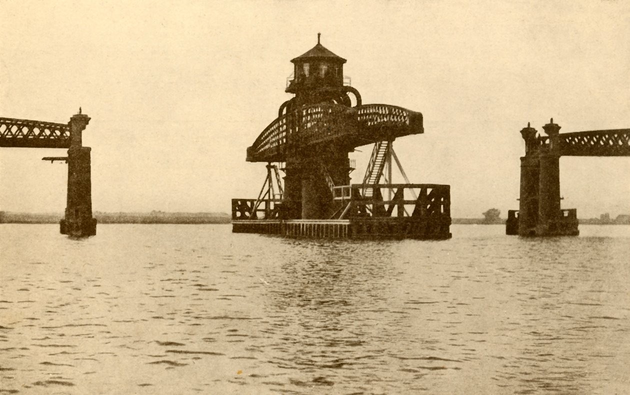 Most obrotowy Alloa, 1930. autorstwa Unbekannt