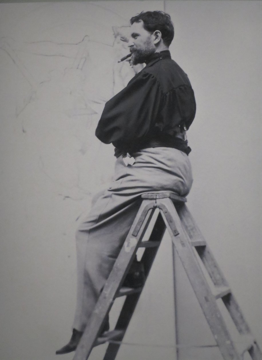 Alfons Mucha, 1896. autorstwa Unbekannt