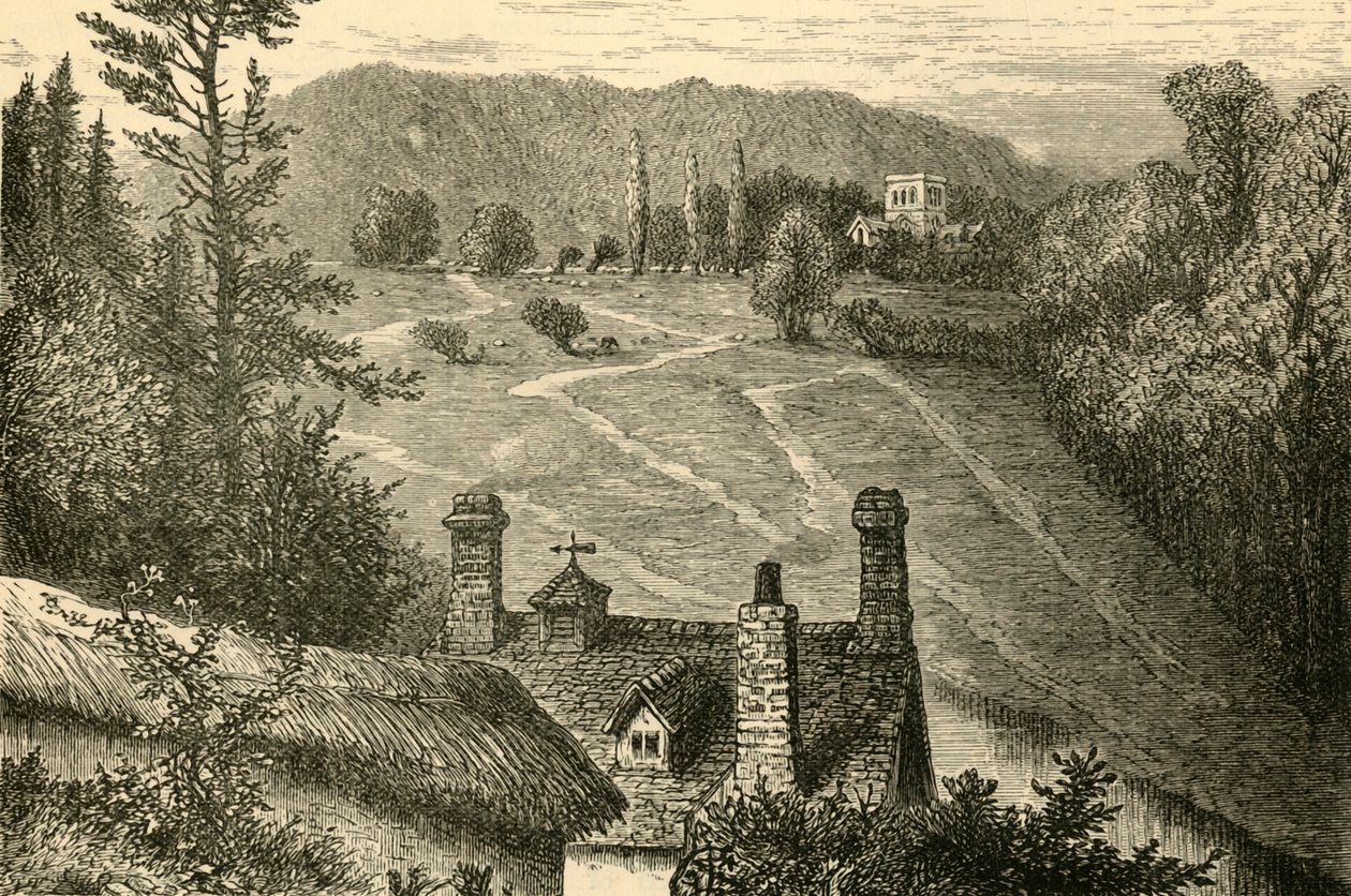 Amesbury, Patrząc na obóz Wespazjanów, 1898. autorstwa Unbekannt