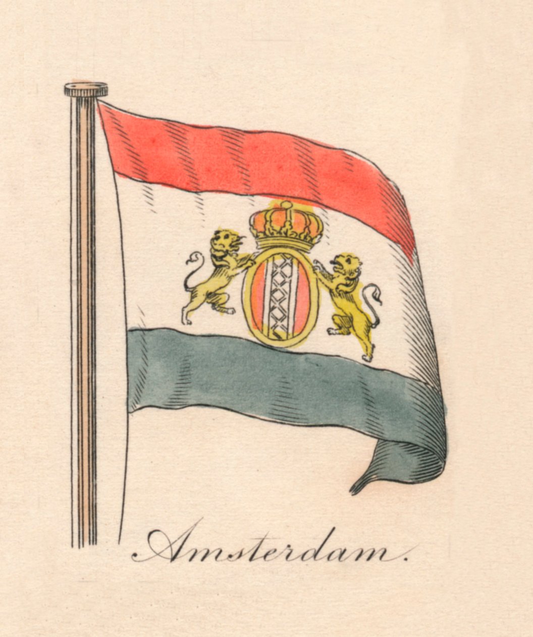 Amsterdam, 1838 autorstwa Unbekannt