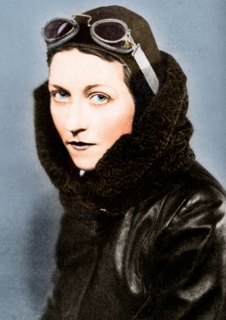 Amy Johnson, pilot, ok. 1930 1936 autorstwa Unbekannt