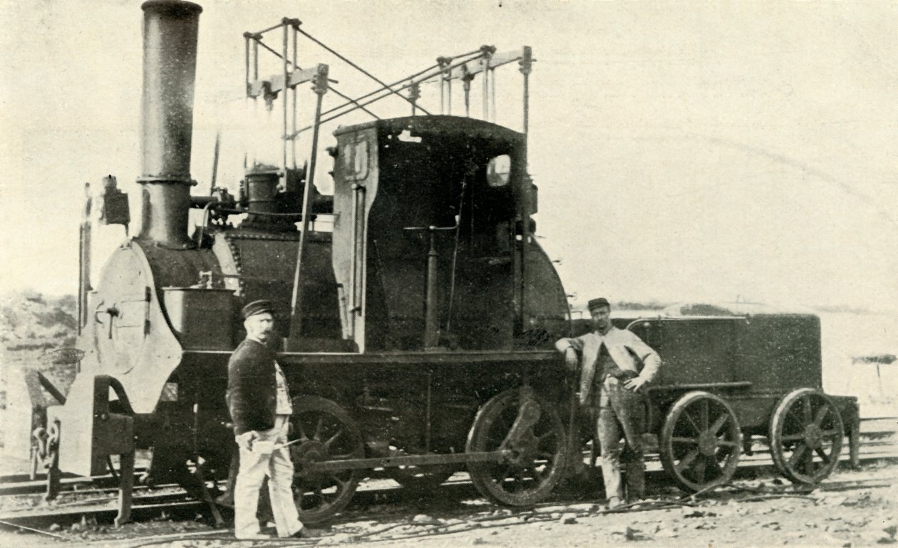 Wczesna lokomotywa kopalniana, ok. 1930. autorstwa Unbekannt