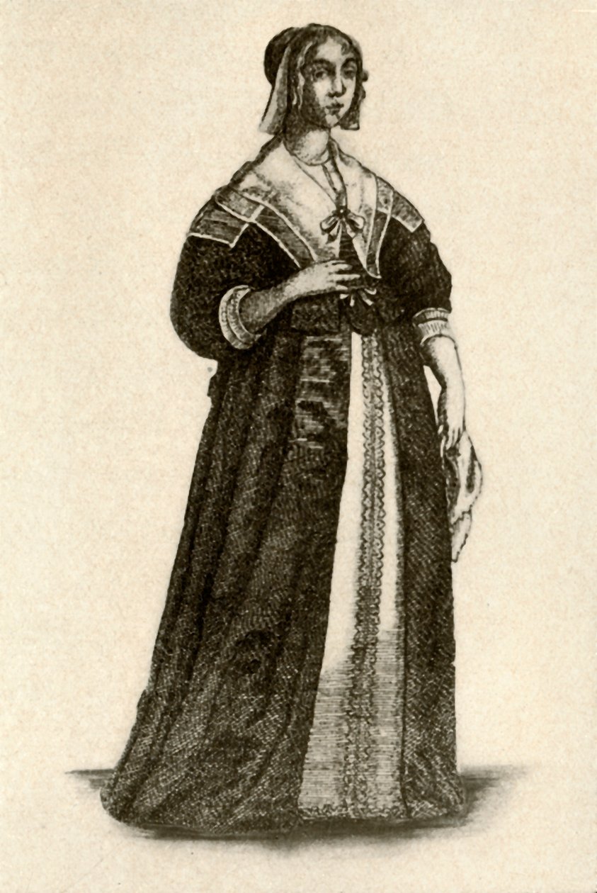 Angielka w stroju domowym, 1640, 1937. autorstwa Unbekannt