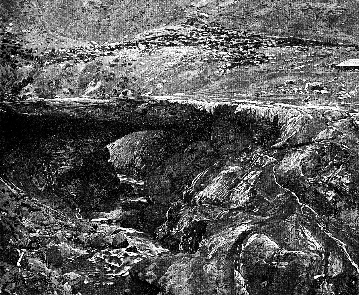 Most Inków, Peru, 1895 autorstwa Unbekannt