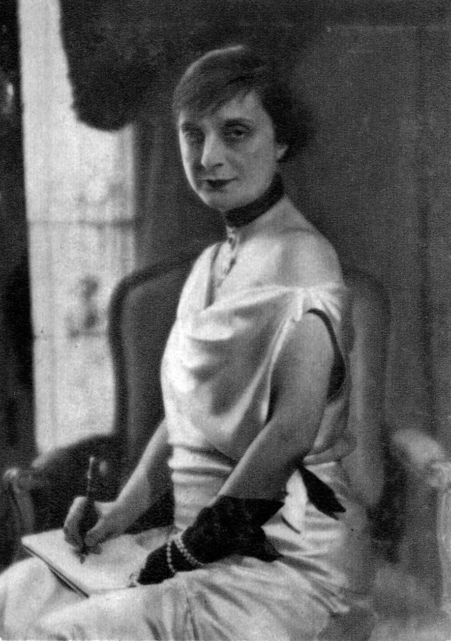 Anna de Noailles, francuska pisarka, 1930 autorstwa Unbekannt