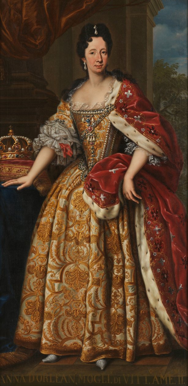 Anne Marie dOrléans 1669-1728, księżna Sabaudii autorstwa Unbekannt