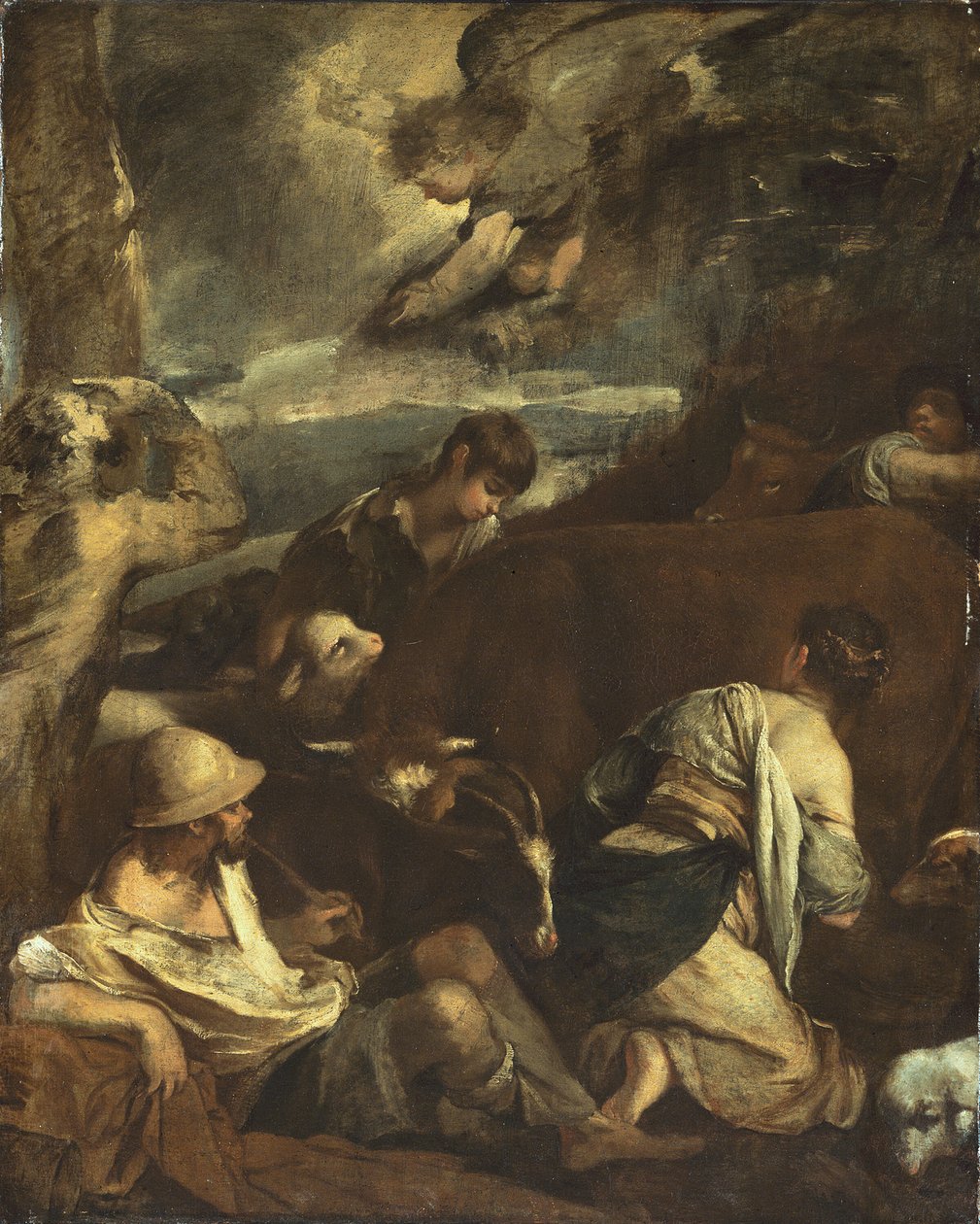 Zwiastowanie pasterzom, c. 1710. autorstwa Unbekannt