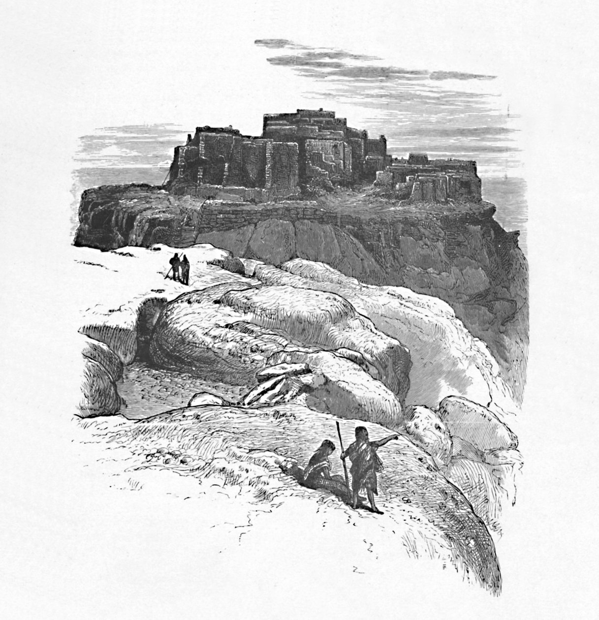 Inny widok Moqui, 1883 autorstwa Unbekannt
