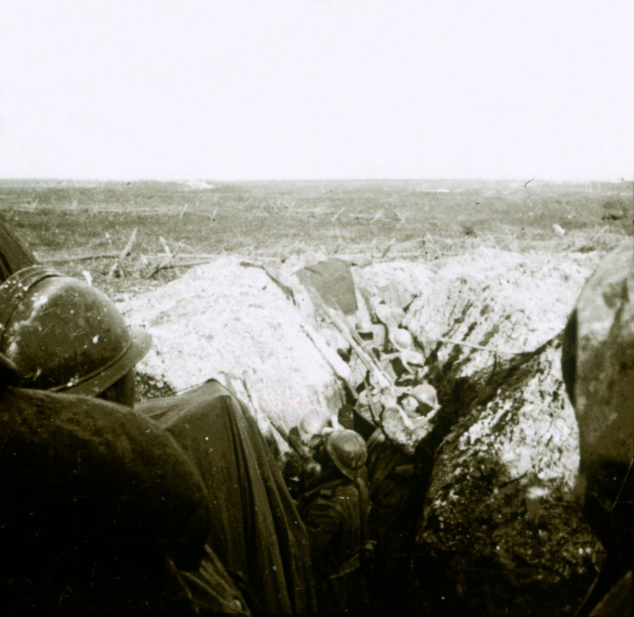 Strzelanie przeciwlotnicze, linia frontu, c1914-c1918 autorstwa Unbekannt