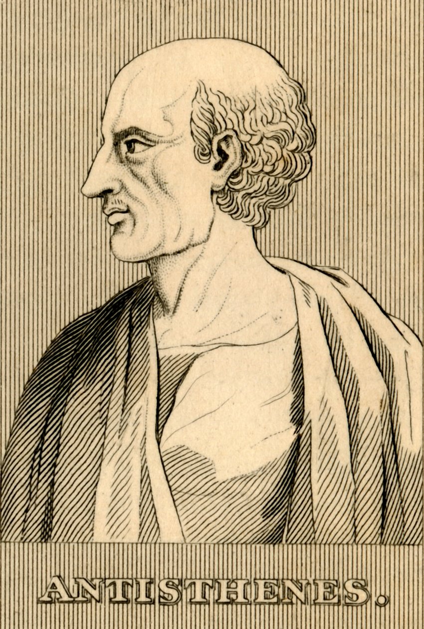 Antystenes, c445-365 pne, 1830. autorstwa Unbekannt