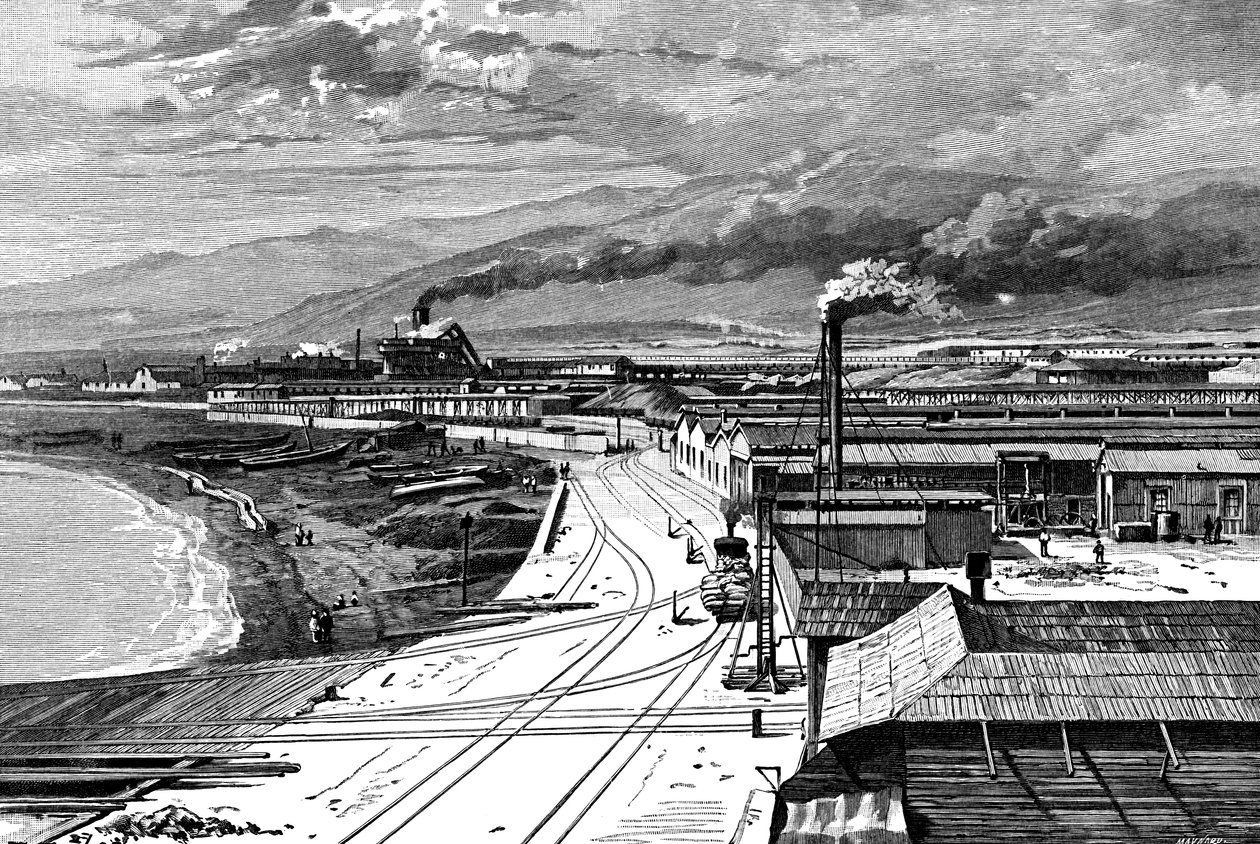 Antofagasta, Chile, 1895 autorstwa Unbekannt