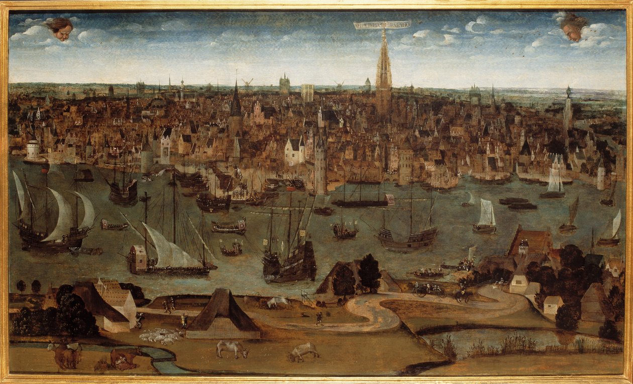 Antwerpia w Brabancia, ok. 1530. autorstwa Unbekannt