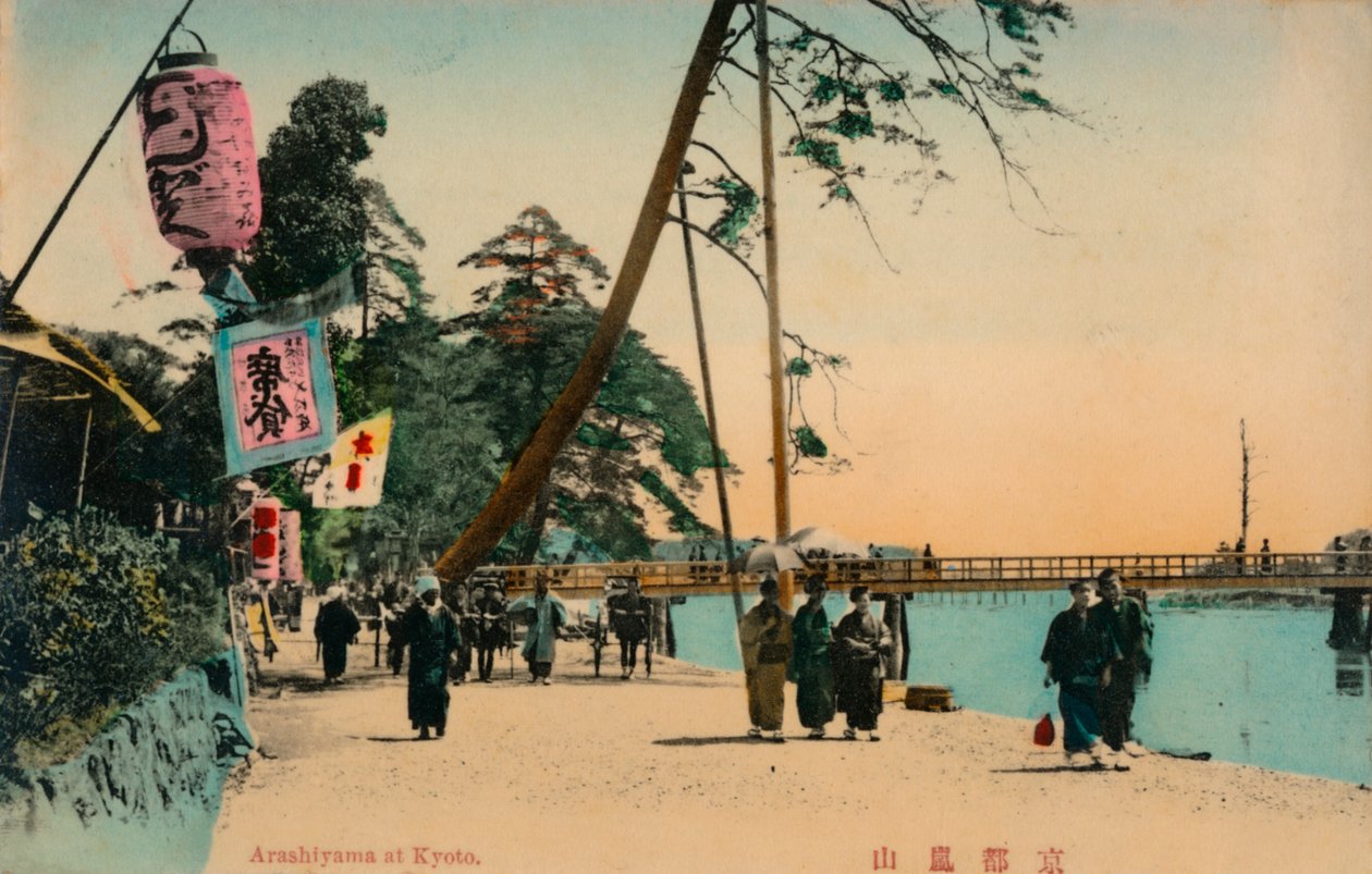 Arashiyama w I i c1900 autorstwa Unbekannt