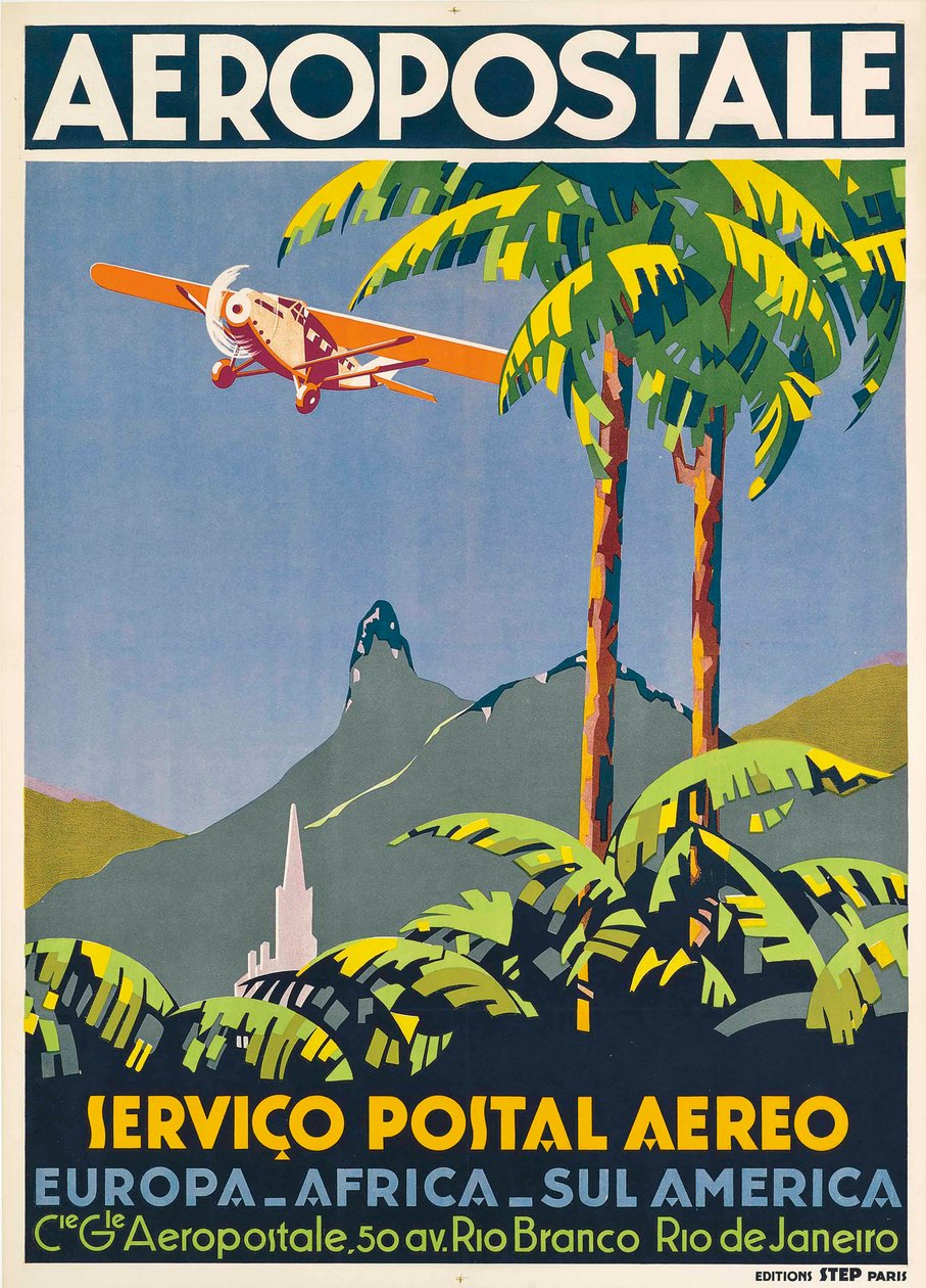 Poczta Lotnicza. Rio de Janeiro, ok. 1928-1930. autorstwa Unbekannt