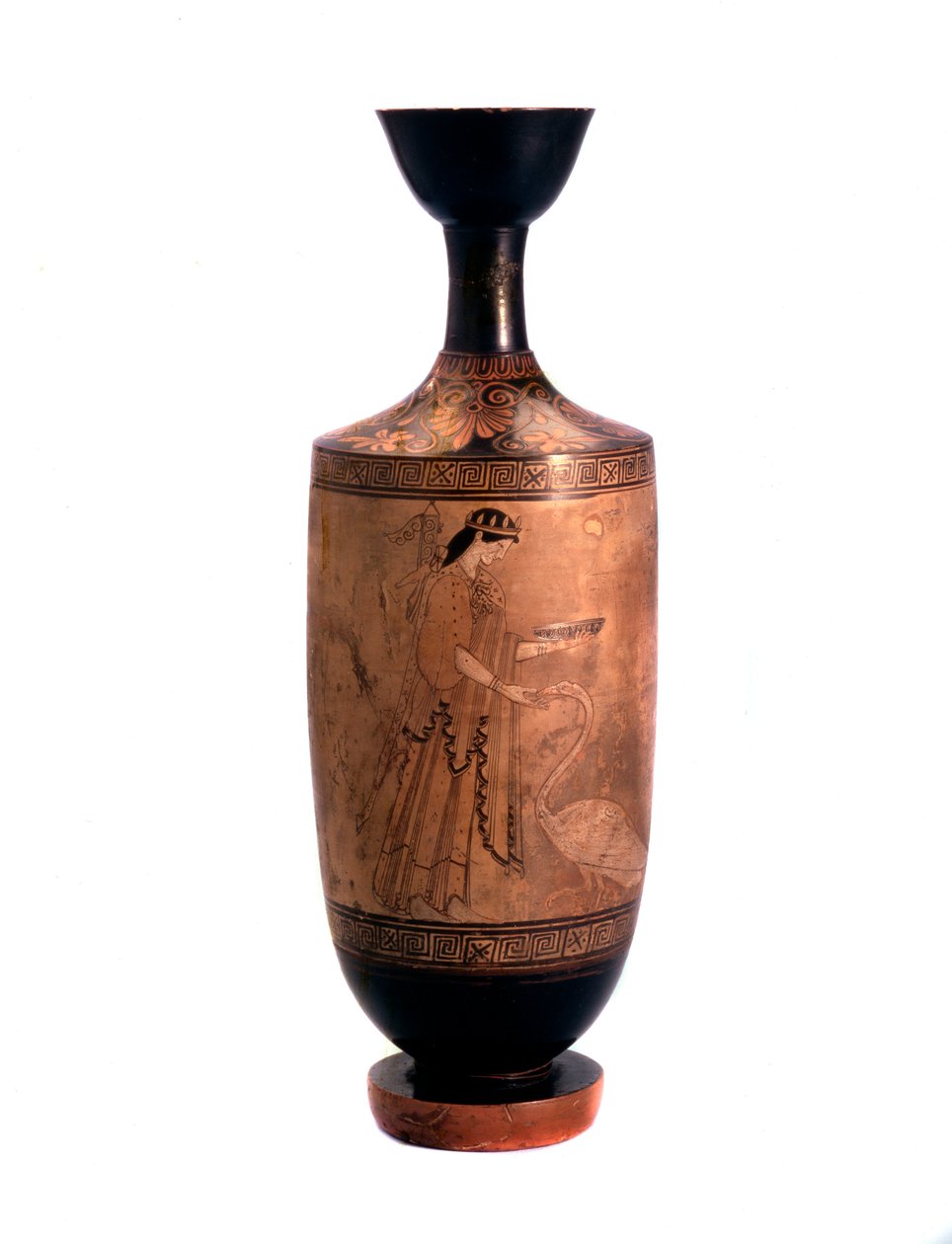 Artemida z łabędziem. Lekythos, biało-mielony, c490 pne autorstwa Unbekannt