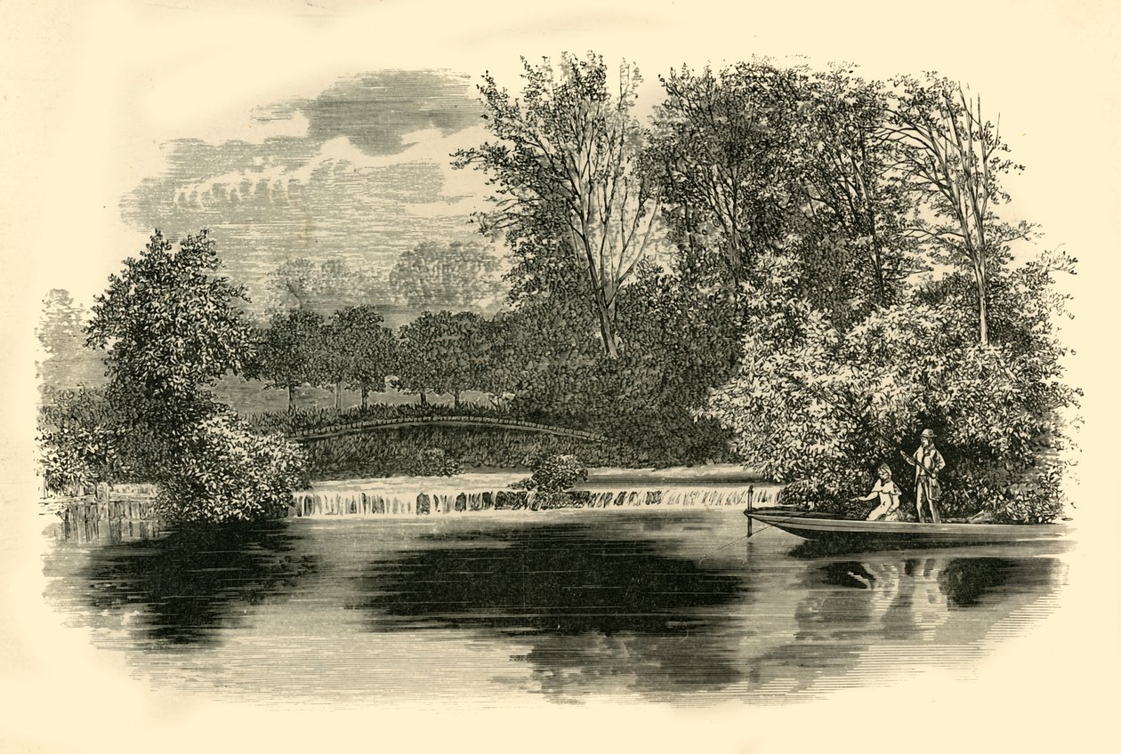 W Cleeve, nad Tamizą, ok. 1890 r. autorstwa Unbekannt