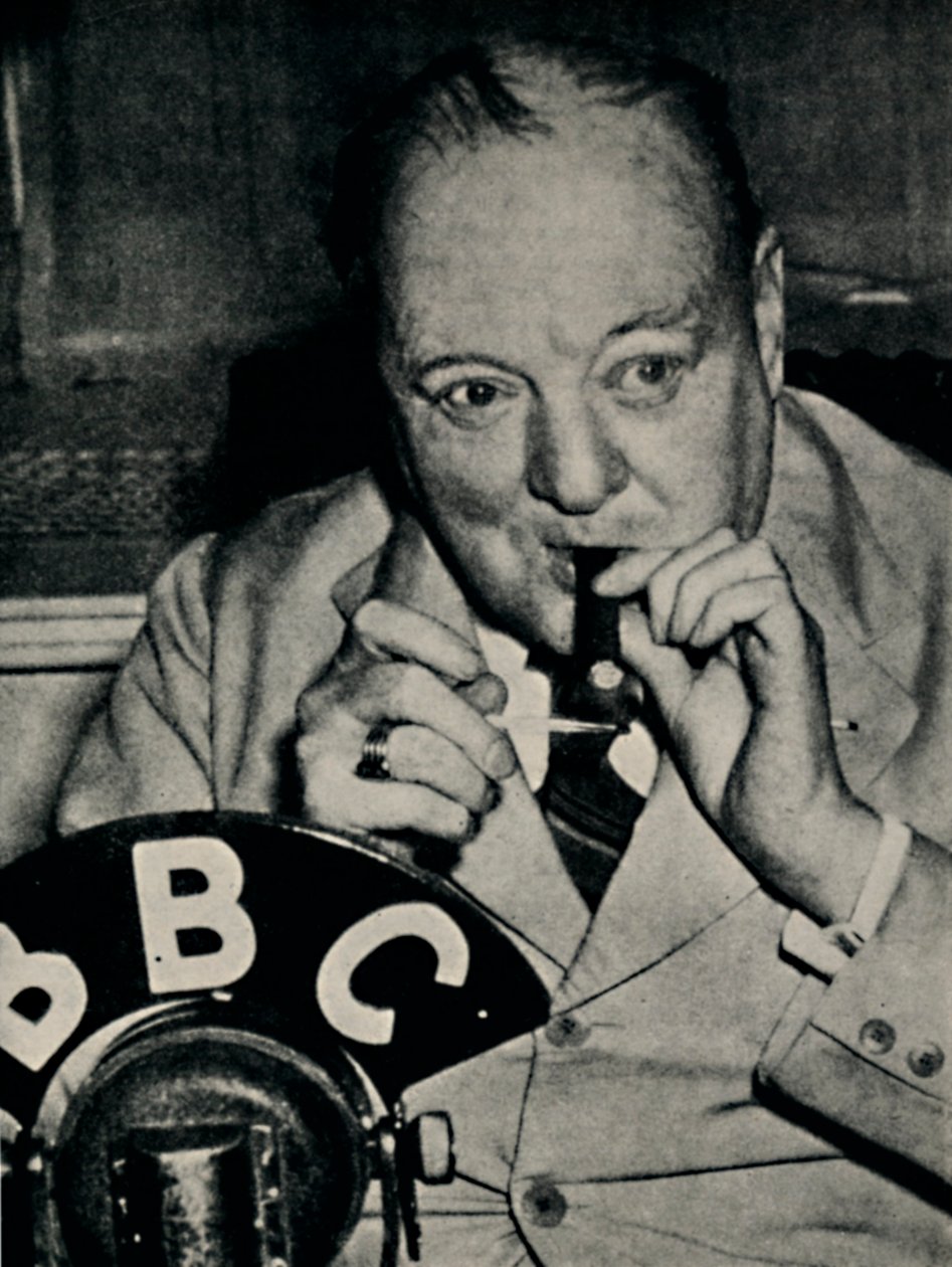 Przy mikrofonie w USA, 1943, 1945. autorstwa Unbekannt