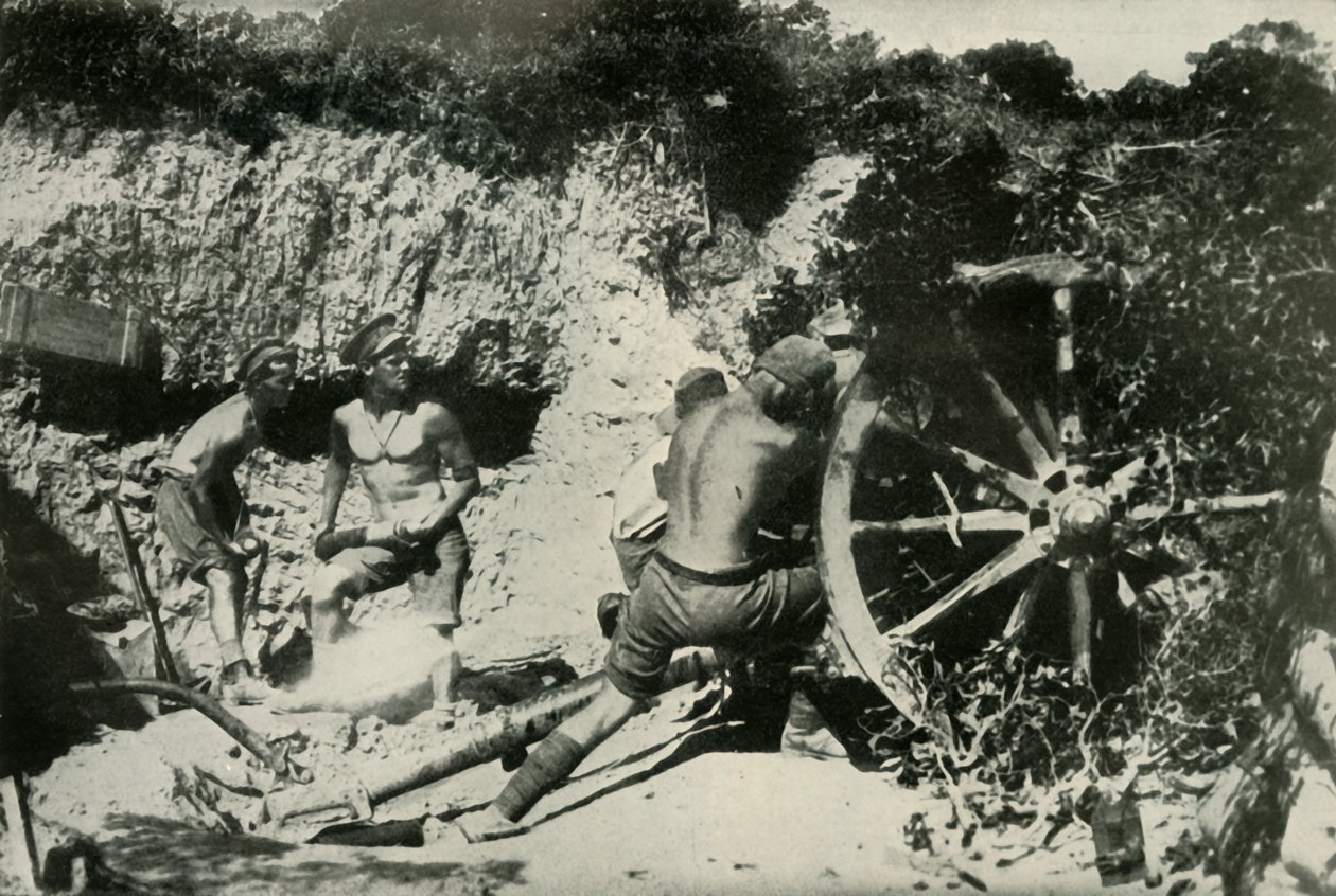 Australijscy kanonierzy na Półwyspie Gallipoli, 1919. autorstwa Unbekannt