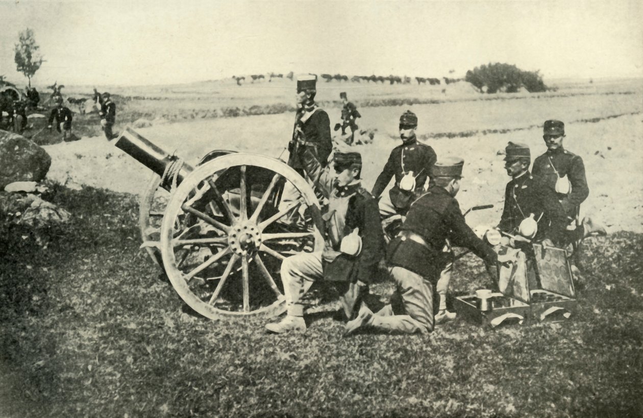 Artyleria austriacka w polu, 1919. autorstwa Unbekannt