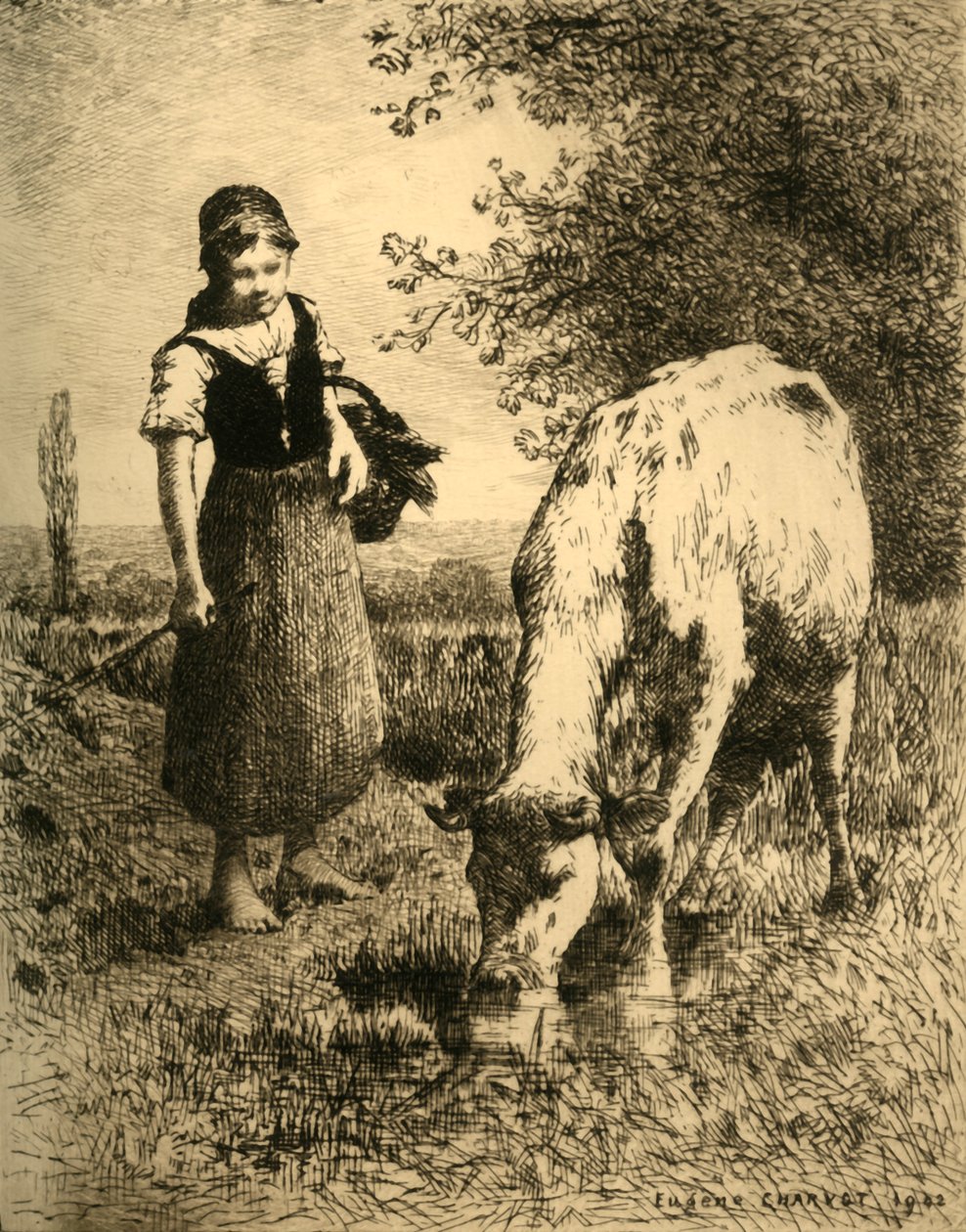 Na polach, 1903. autorstwa Unbekannt
