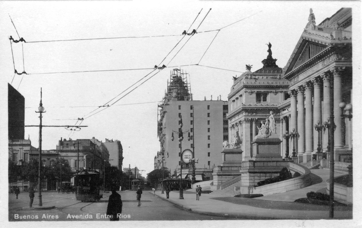 Aleja Entre Rios, Buenos Aires, Argentyna, ok. 1900 autorstwa Unbekannt
