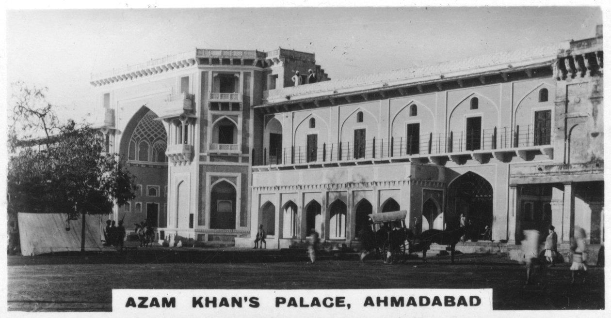Pałac Azama Chana, Ahmedabad, Indie, ok. 1925 r. autorstwa Unbekannt