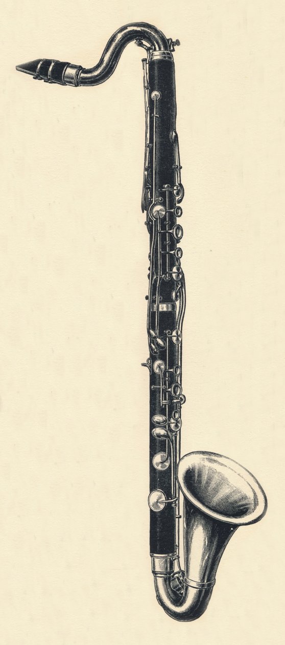 B klarnet basowy, 1895. autorstwa Unbekannt