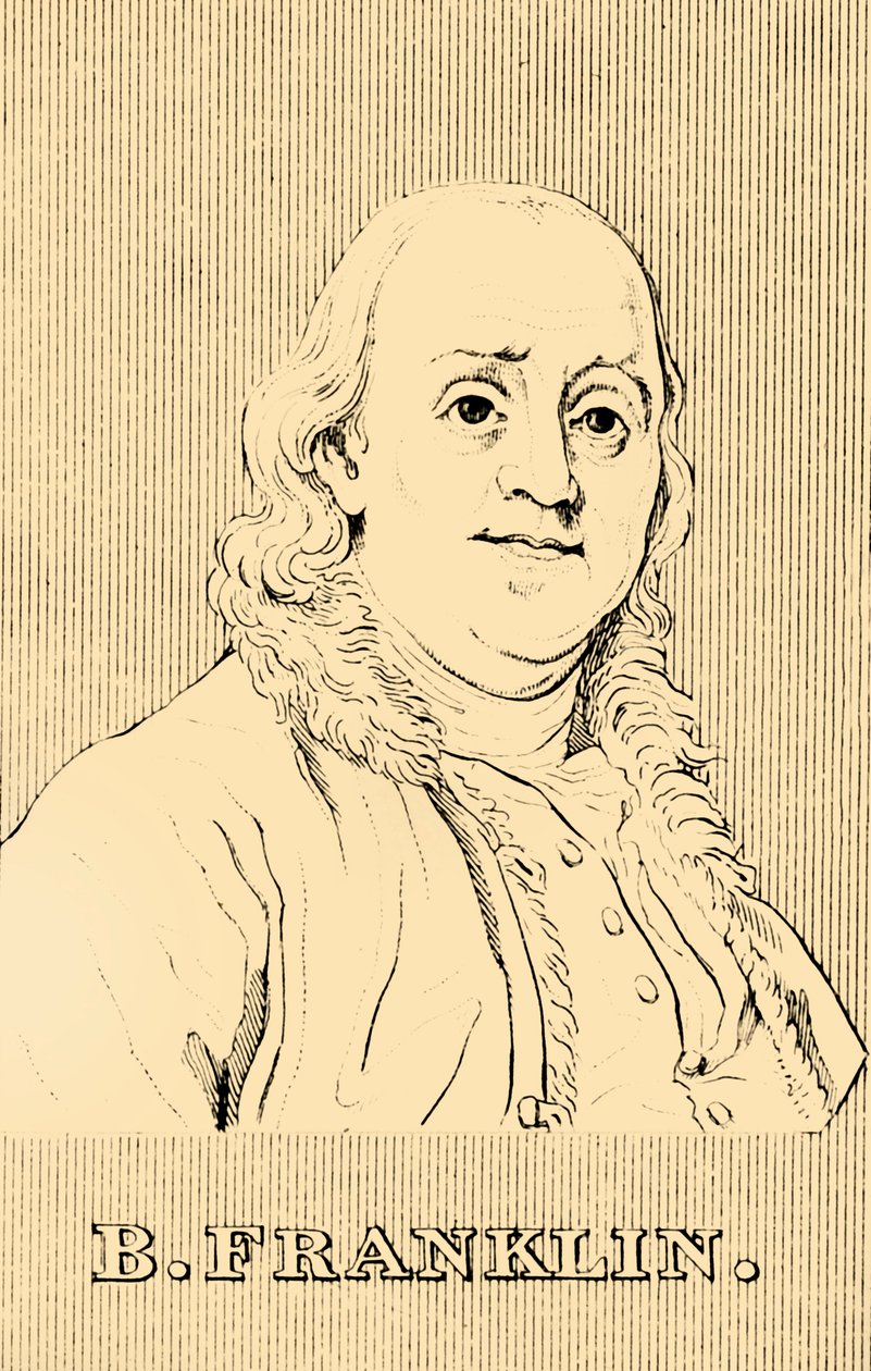 B. Franklina, 1706-1790, 1830. autorstwa Unbekannt