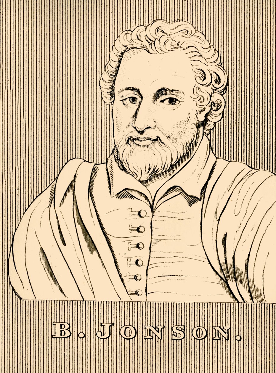 B. Jonson, ok. 1572-1637, 1830. autorstwa Unbekannt