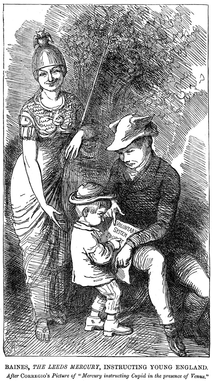 Baines, Leeds Mercury, instruujący młodą Anglię, 1847 r. autorstwa Unbekannt