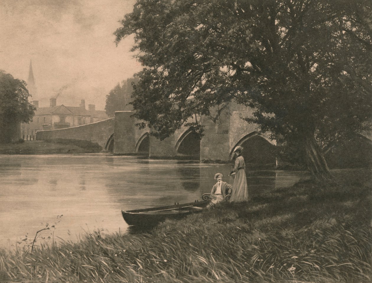 Panna młoda z Bakewell, 1902 autorstwa Unbekannt