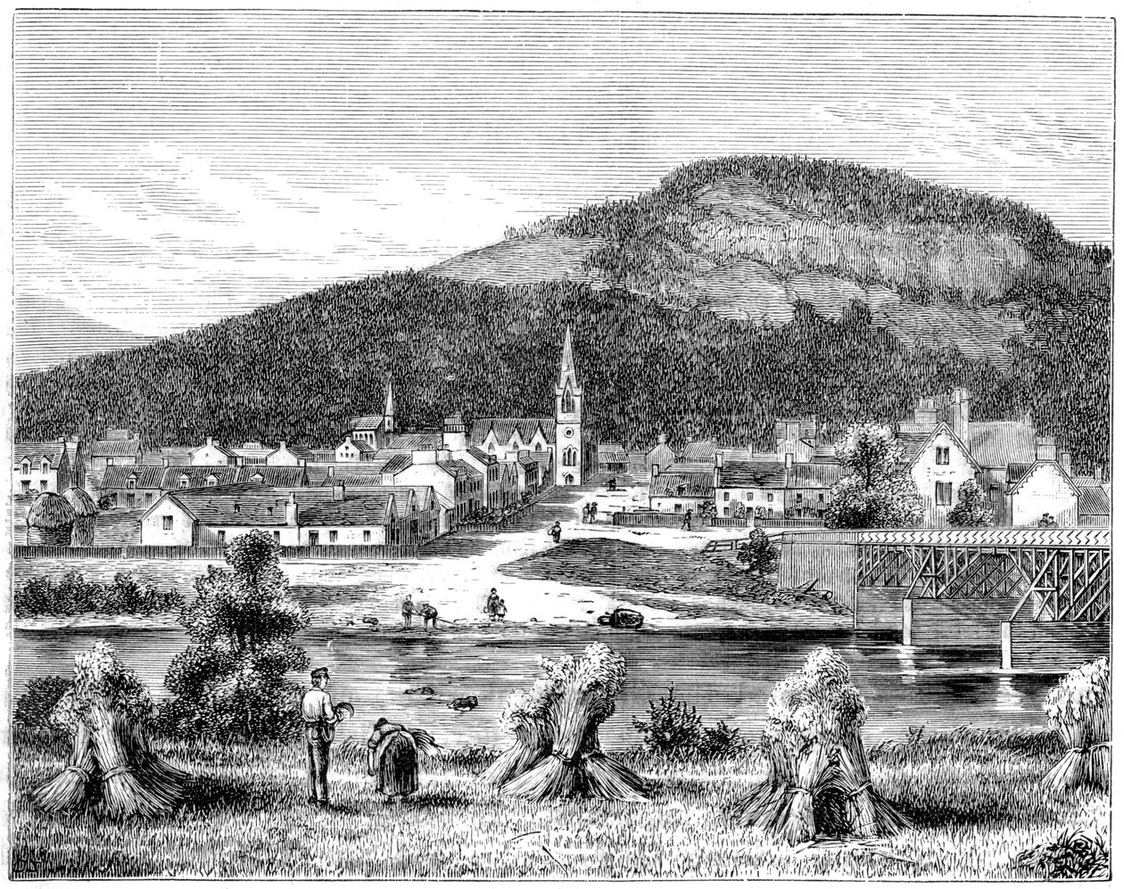 Ballater, Royal Deeside, Szkocja, 1900 autorstwa Unbekannt