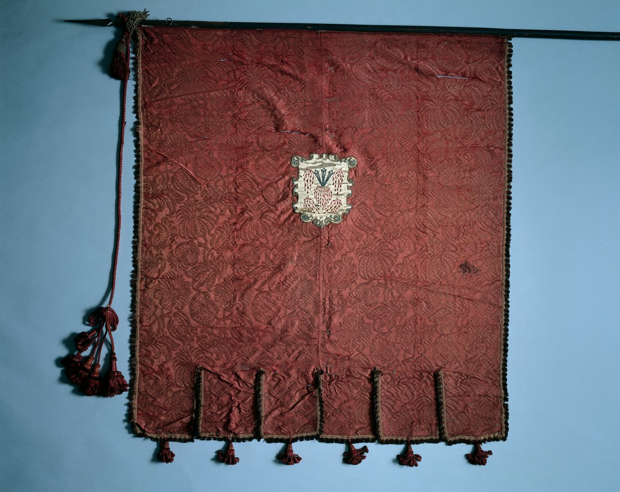 Sztandar z Medalionami Pasji Chrystusa, XVIII wiek. autorstwa Unbekannt