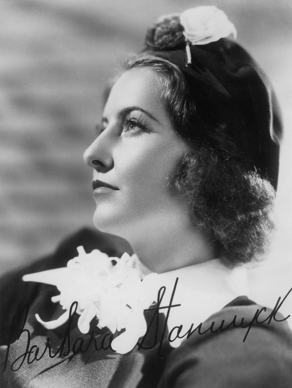 Barbara Stanwyck 1907-1990, amerykańska aktorka, ok. 1930 autorstwa Unbekannt