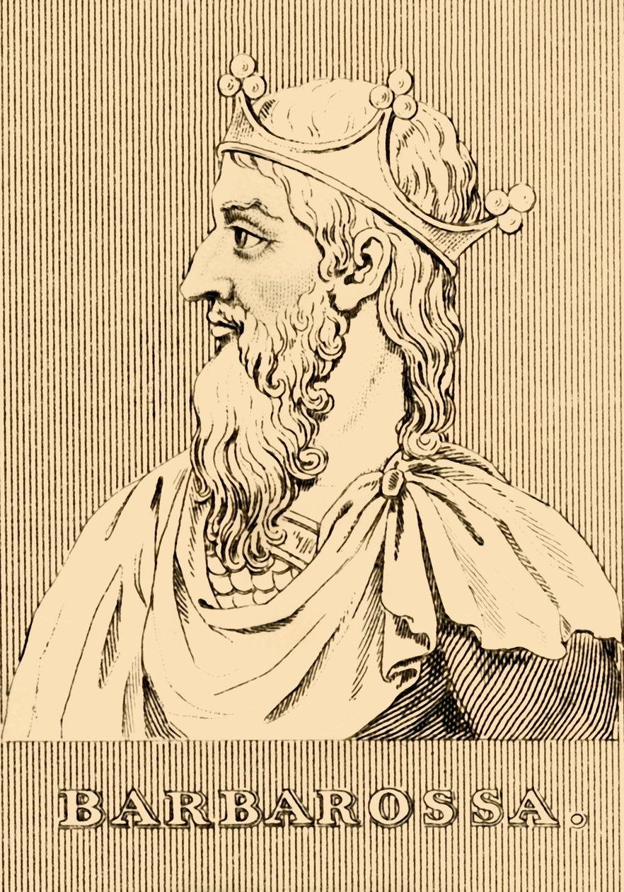 Barbarossa, 1122-1190, 1830. autorstwa Unbekannt