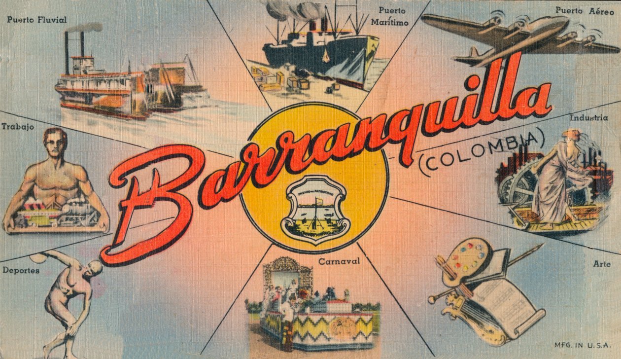 Barranquilla Kolumbia, ok. 1940 r. autorstwa Unbekannt