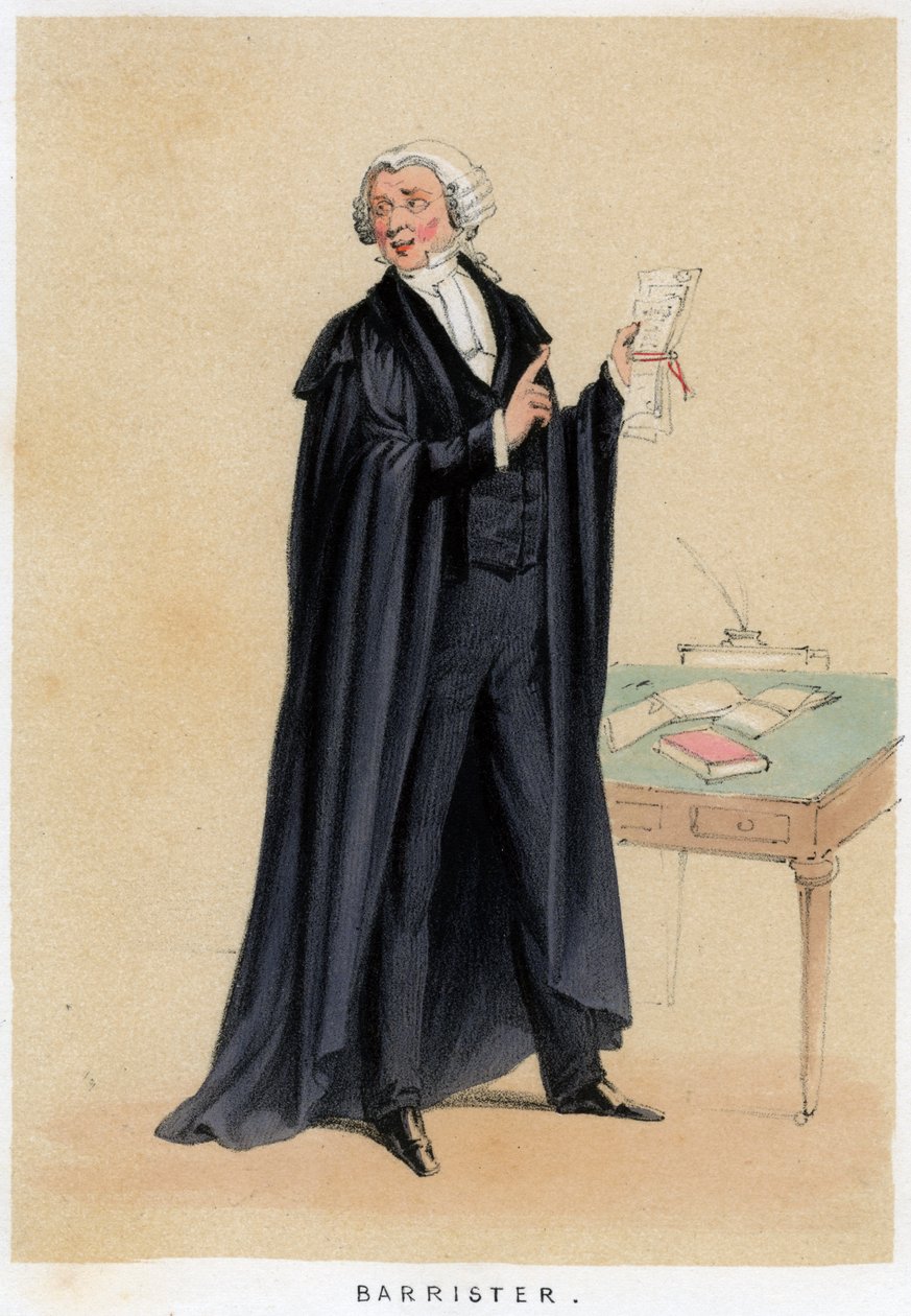 Adwokat, 1855 autorstwa Unbekannt