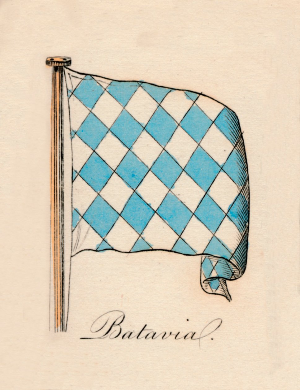 Batawia, 1838 r. autorstwa Unbekannt
