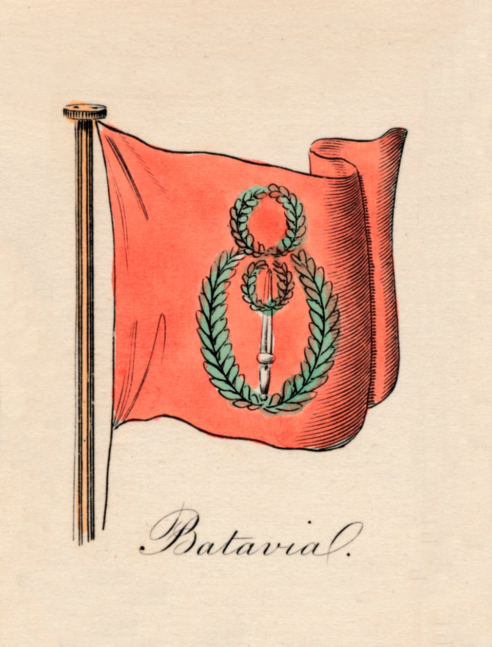 Batawia, 1838 r. autorstwa Unbekannt