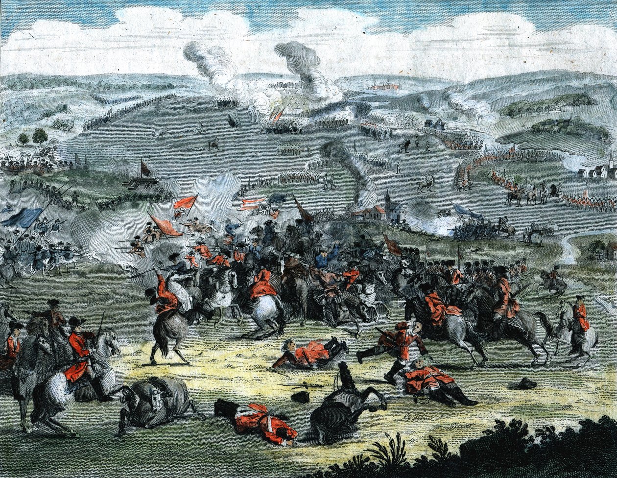 Bitwa pod Blenheim sierpień 1704 autorstwa Unbekannt