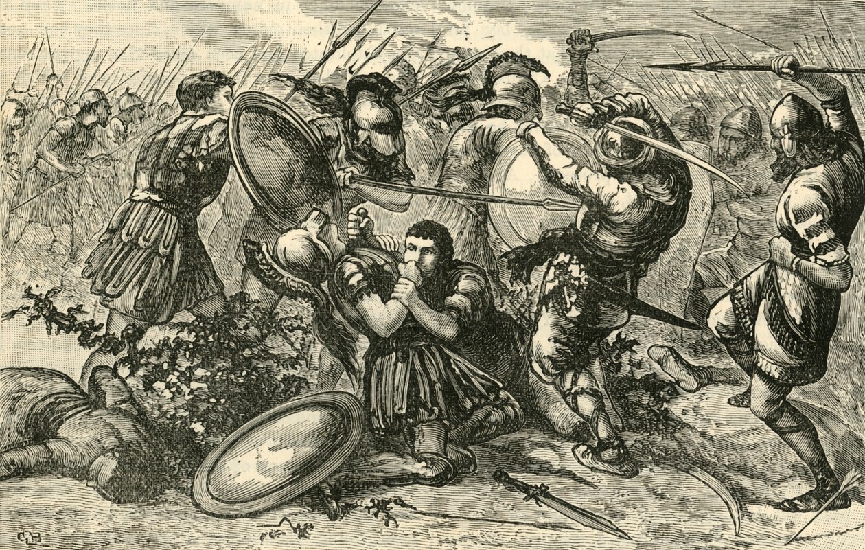 Bitwa pod Cunaxą, 1890. autorstwa Unbekannt
