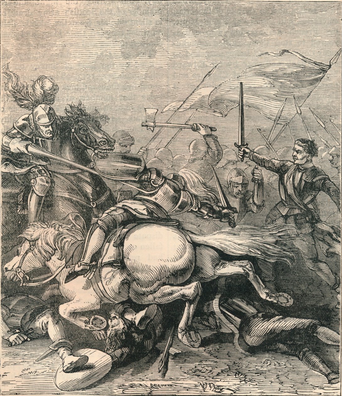 Bitwa pod Flodden, 1513, c1910 autorstwa Unbekannt