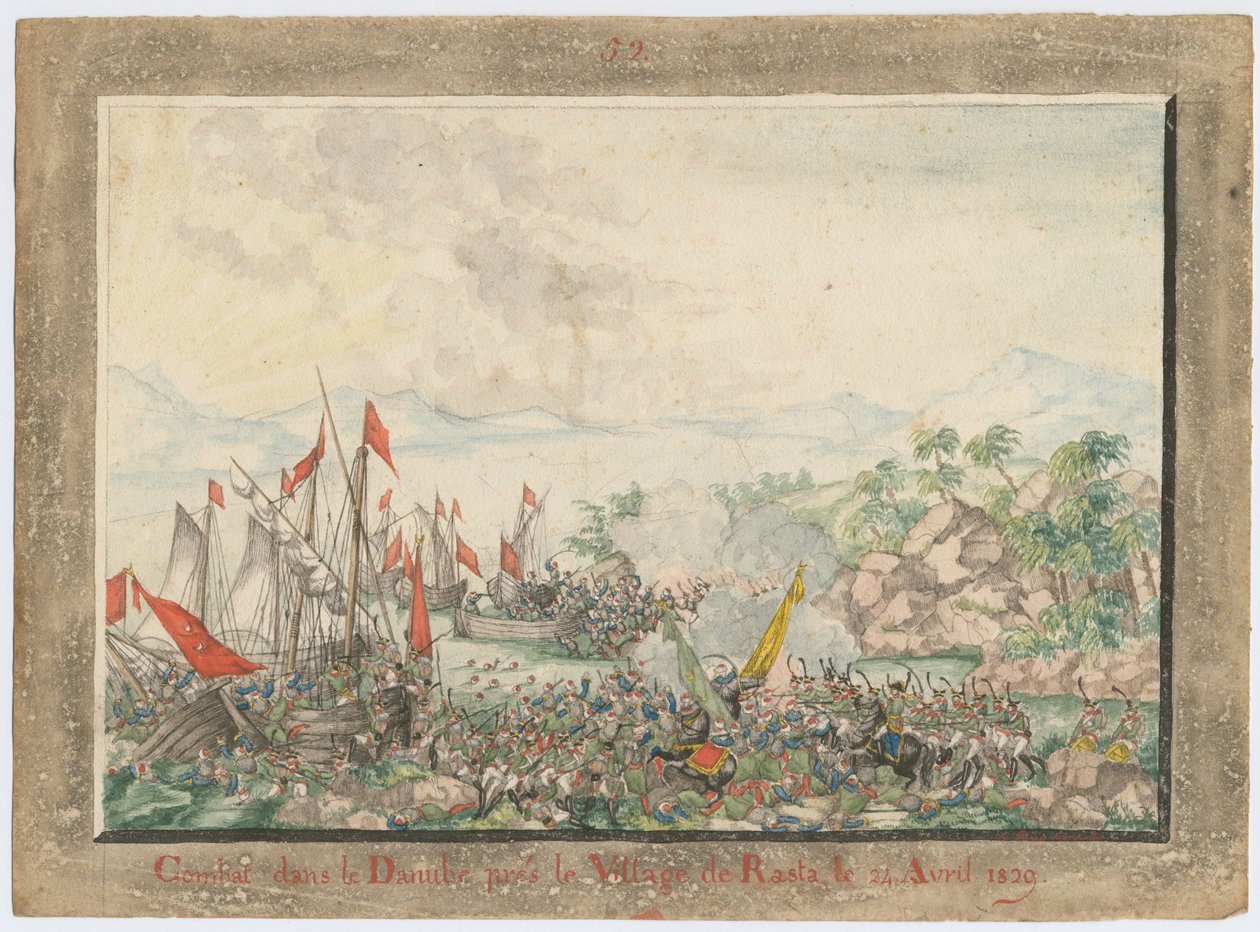 Bitwa nad Dunajem 1828, 1829 autorstwa Unbekannt
