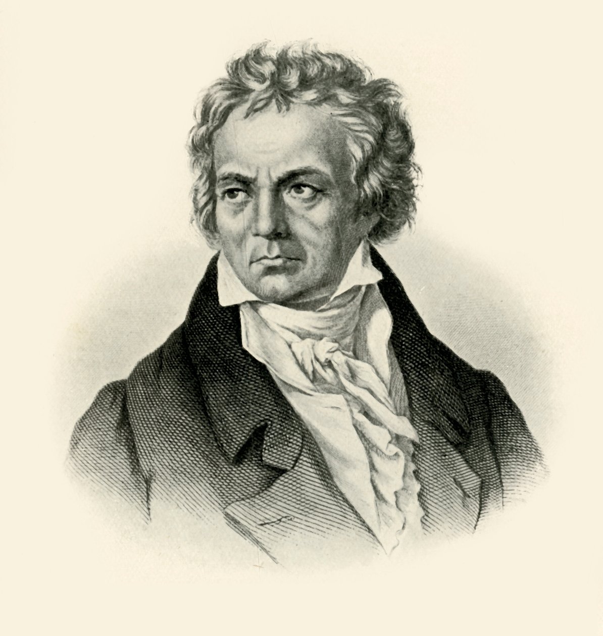 Beethoven, początek XIX wieku, 1907. autorstwa Unbekannt