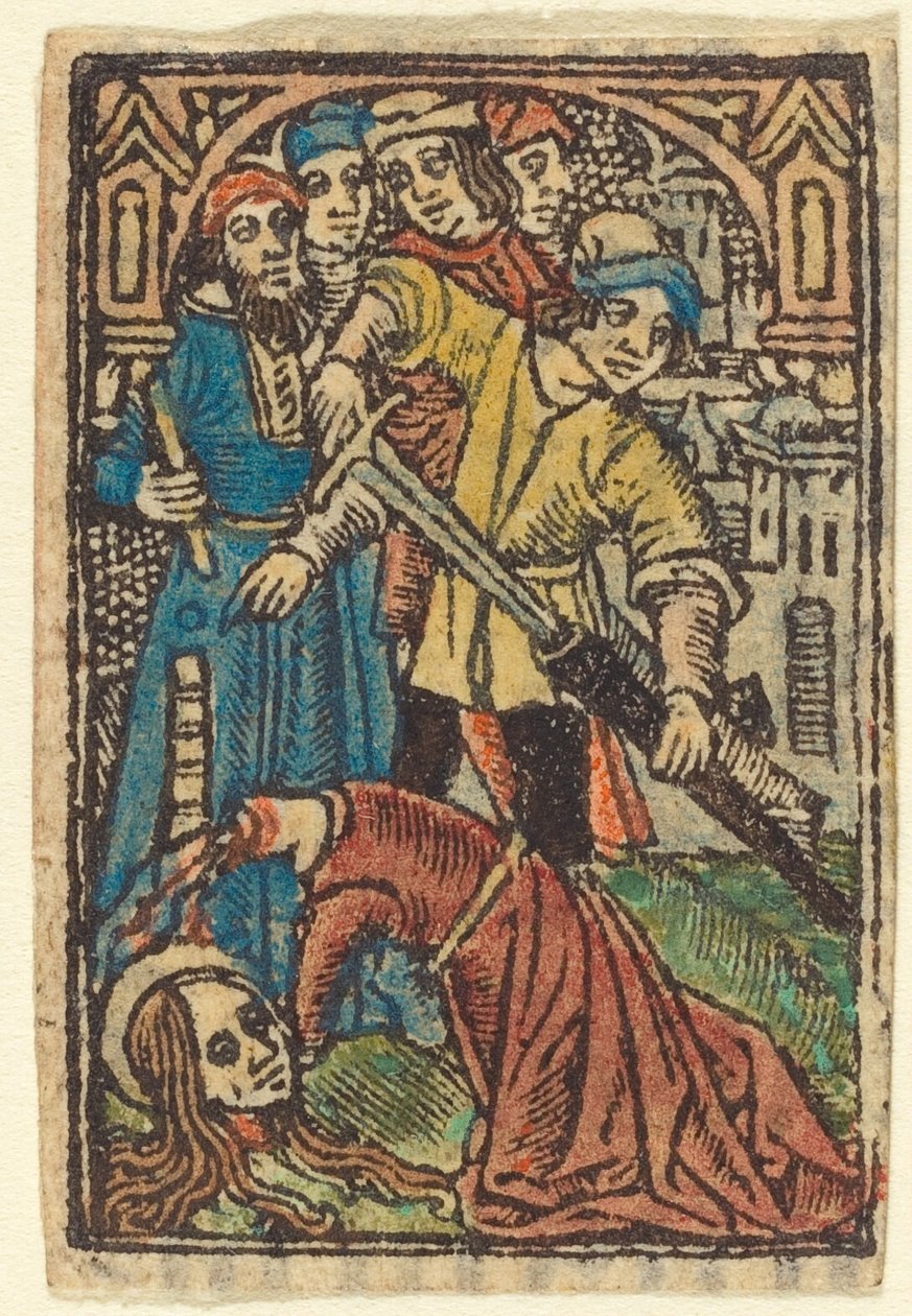 Ścięcie św. Katarzyny. autorstwa Unbekannt