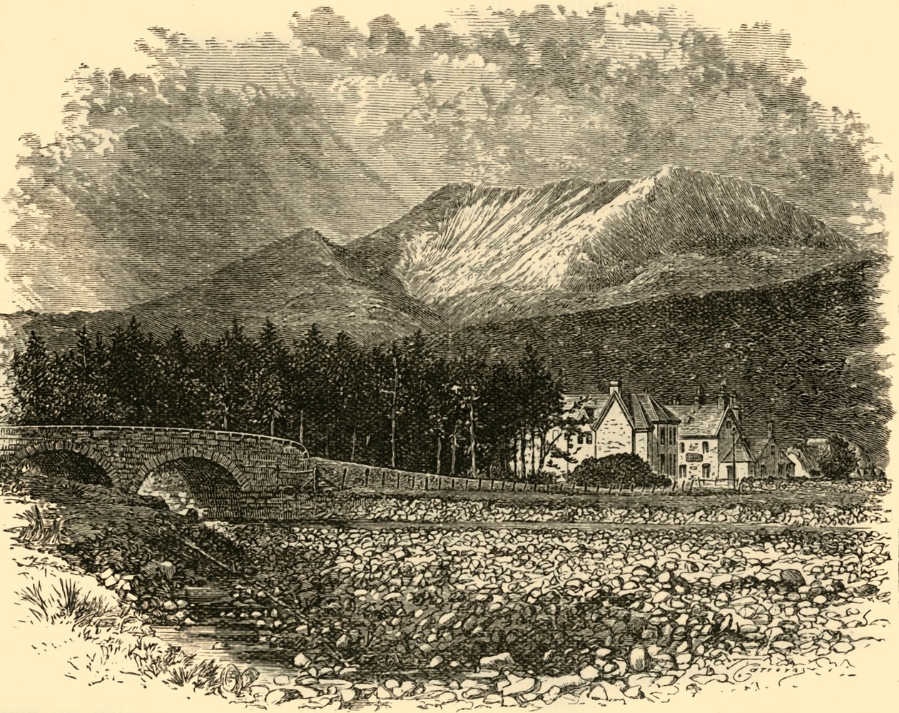 Ben Bay i Hotel Kinlochewe, 1898. autorstwa Unbekannt