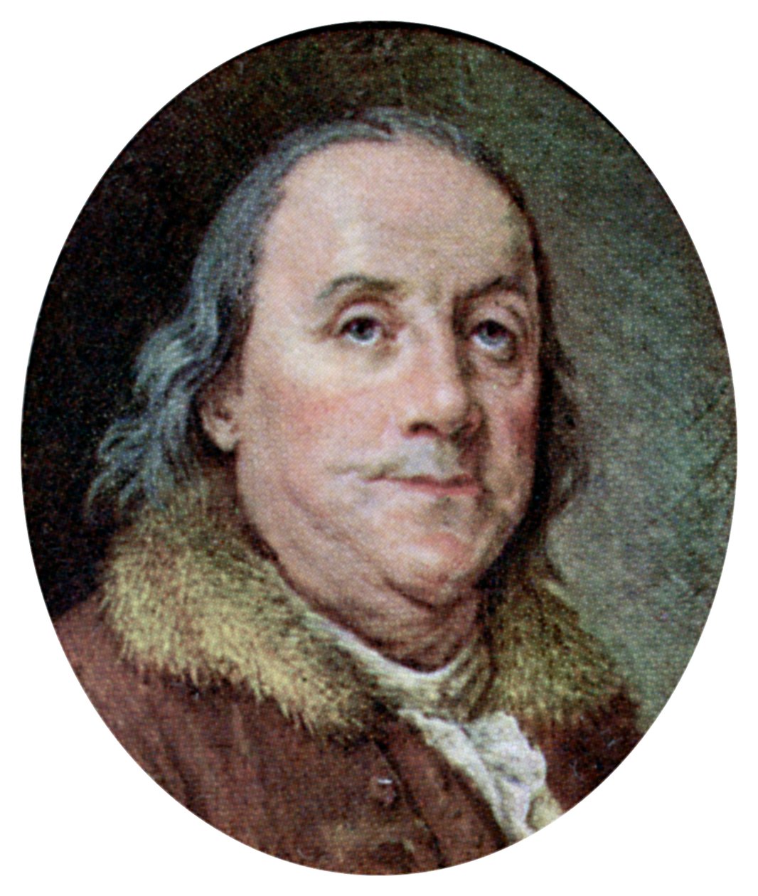Benjamin Franklin, ok. 1782 r. autorstwa Unbekannt