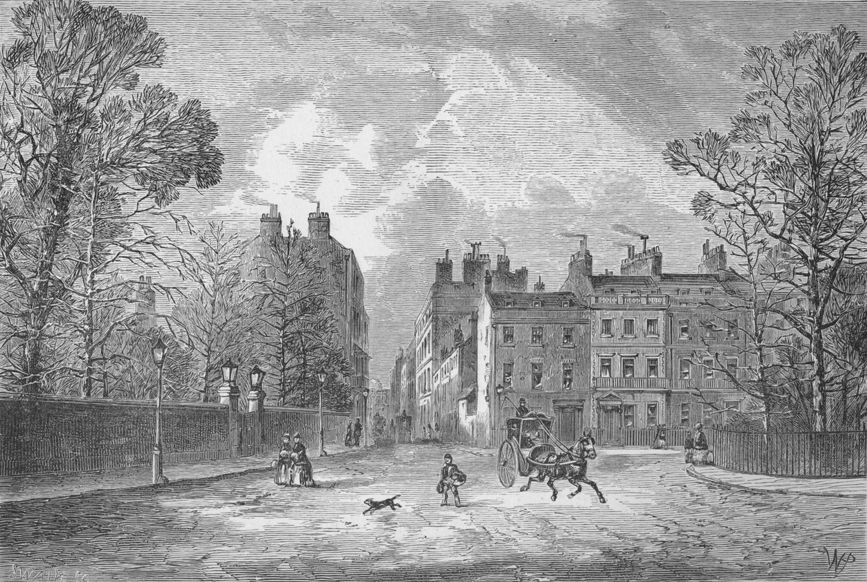 Plac Berkeley, 1890 autorstwa Unbekannt