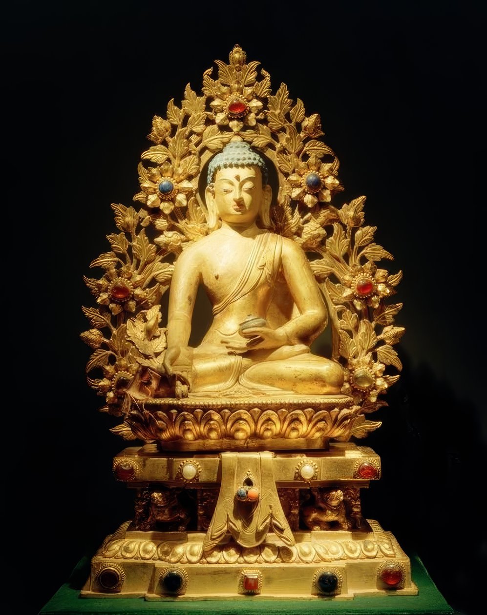 Bhaisajyaguru-Vaiduryaprabharaja / Skulptur, 18. Jhdt. autorstwa Unbekannt