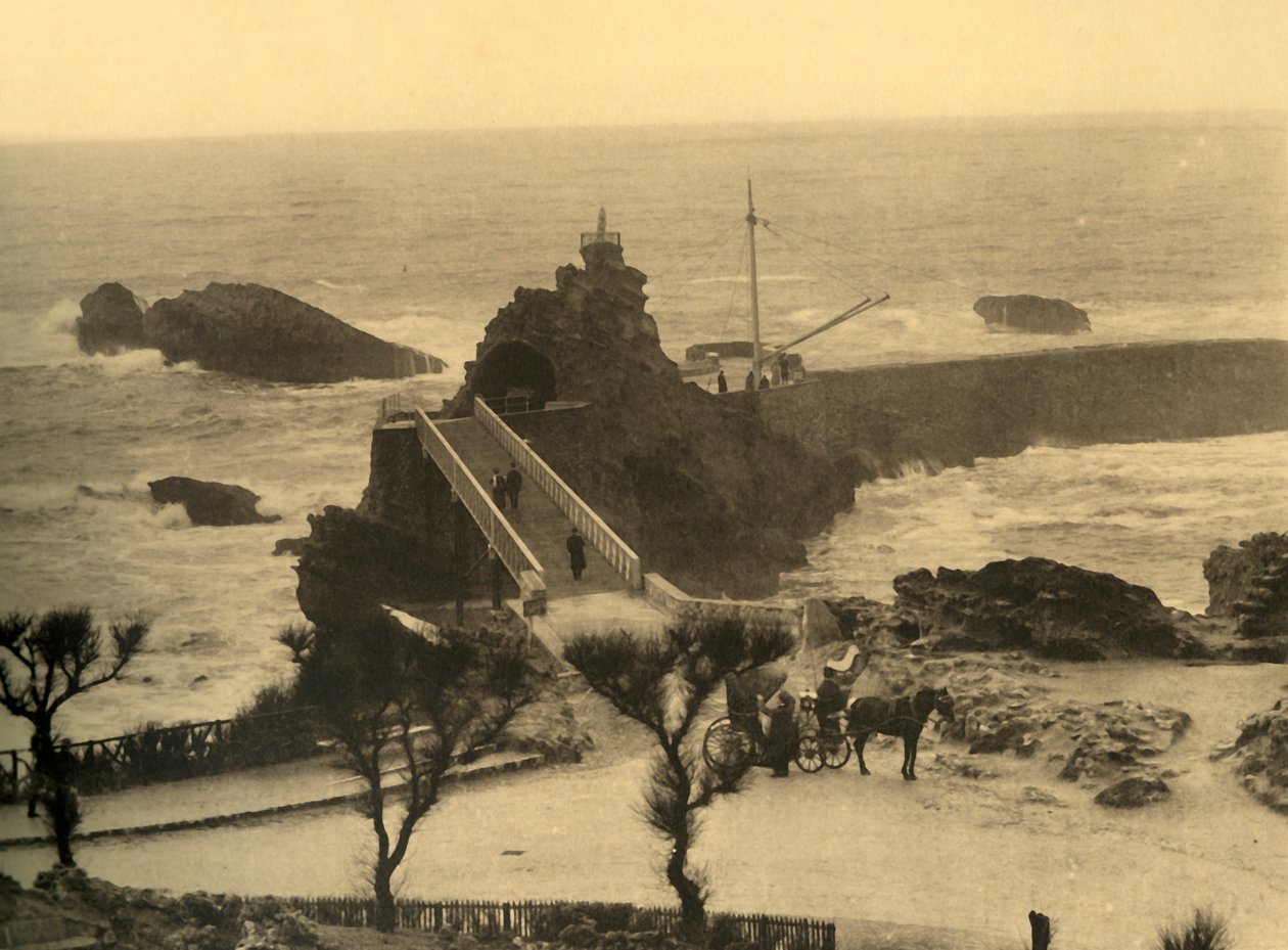 Biarritz - Skała Dziewicy, ok. 1930. autorstwa Unbekannt